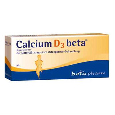 Calcium D3 beta Brausetabletten 40 St Image