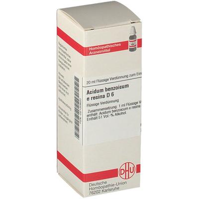 Acidum Benzoicum E Resina D 6 Dilution 20 ml Image