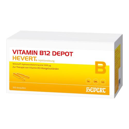 Vitamin B12 Depot Hevert Ampullen 100 St