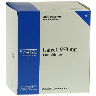Calcet 950 mg Filmtabletten 200 St Image