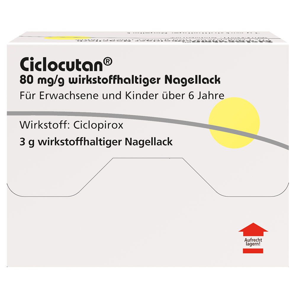 Ciclocutan 80 mg/g wirkstoffhaltiger Nagellack 6 g Wirkstoffhaltiger Image
