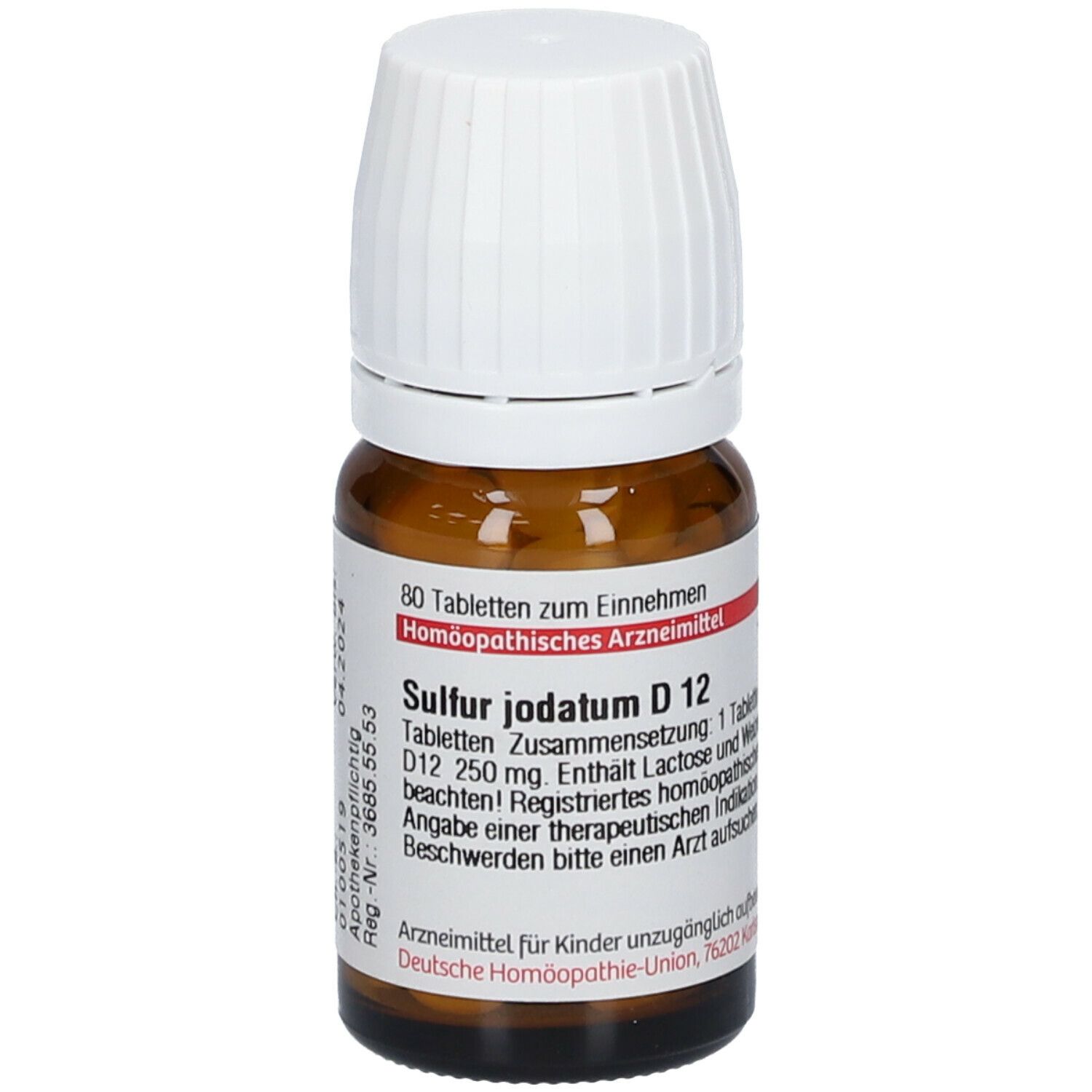 Sulfur Jodatum D 12 Tabletten 80 St Image