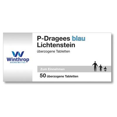 P Dragees blau 50 St Überzogene Tabletten Image