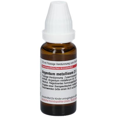 Argentum Metallicum D 6 Dilution 20 ml Image