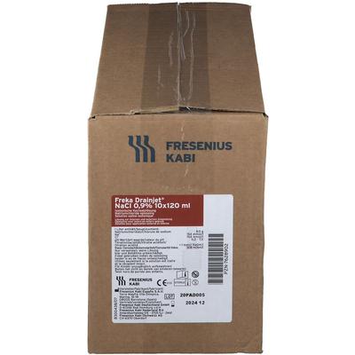 Freka Drainjet Kochsalzlösung 0,9% ISO 10x120 ml Lösung Image