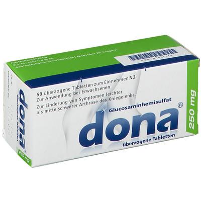 Dona 250 mg überzogene Tabletten 50 St Überzogene Image
