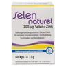 Selennaturel 200 µg+Zink Kapseln 60 St