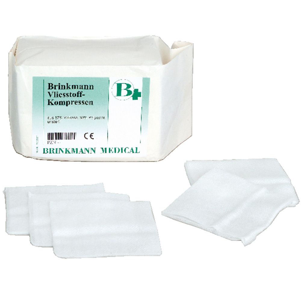 Vliesstoff-Kompressen steril 7,5x7,5 cm 4fach 25x2 St Kompressen