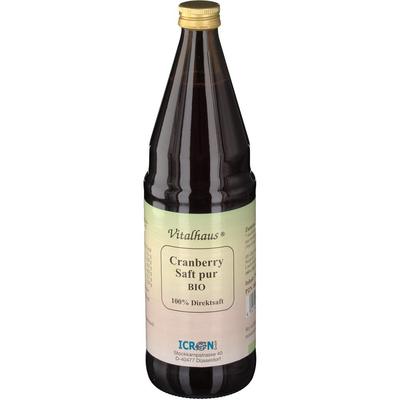 Cranberry Saft pur Bio Vitalhaus 750 ml Image