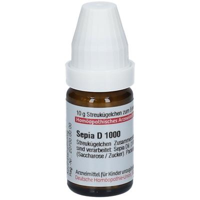Sepia D 1000 Globuli 10 g