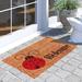 August Grove® Kumbhar Ladybug Welcome Non-Slip Outdoor Door Mat Coir | Rectangle 1'5" x 2'5" | Wayfair FE26EED3650345EFA6CA5BB4011AD1BF
