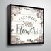 Gracie Oaks Beautiful Country VI - Textual Art Print on Canvas Canvas, Linen in Brown/Green/White | 14 H x 14 W x 2 D in | Wayfair