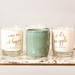 Luna Candle Co. Luxurious Come On, Get Happy Vanilla Scented Jar Candle Soy, Glass in White | 5 H x 3 W x 3 D in | Wayfair