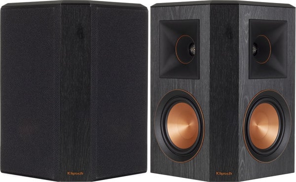 Klipsch RP-502S pair Ebony Ref Premiere surround speakers