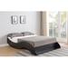 Ebern Designs Eyler Low Profile Platform Bed Wood/Metal in Black/Brown | 15.75 H x 62.25 W x 87.25 D in | Wayfair 4B3B5505D2544F229C660D1F72C1F50C