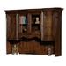 Astoria Grand Yuri 54" H x 75" W Desk Hutch Manufactured Wood in Brown/Red | 54 H x 75 W x 18 D in | Wayfair ED3C103746EB420CA4717DC3A5C69D77