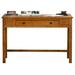 Foundry Select Rafeef Solid Wood Desk Wood in Yellow/Brown | 32 H x 47.5 W x 23.75 D in | Wayfair 24371AA8BEBA4A17909A7AE5608B8CCB