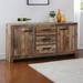 Birch Lane™ Alfa 63" Wide 3 Drawer Pine Wood Sideboard Wood in Brown | 33 H x 63 W x 18 D in | Wayfair 1F6BFD9EB00D43AB9E815688A818E336