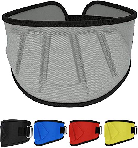 Rip Toned 6 Inch Weightlifting Belt, Olympic Lifting, Weight Lifting Belt for Men and Women, Back Support for Weightlifting (Gray, Small)