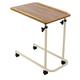 Performance Health Overbed Table with Wheels, Laptop Desk with Wheels, Fully Adjustable Height and Angle, Laminated Top