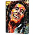 ARTSPRINTS BOB MARLEY Oil Paint Re PRINT ON Wood FRAMED CANVAS Wall Art Home Decoration 34’’ x 24’’inch(86x 60 cm) -18mm depth