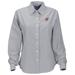 Women's Gray Cent. Michigan Chippewas Velocity Oxford Plus Size Button-Up Long Sleeve Shirt