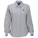 Women's Gray Rice Owls Velocity Oxford Plus Size Button-Up Long Sleeve Shirt