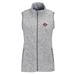 Women's Heather Gray San Diego State Aztecs Summit Fleece Full Zip Sweater Vest