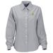 Women's Gray Wisconsin-Stevens Point Pointers Velocity Oxford Plus Size Button-Up Long Sleeve Shirt