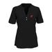 Women's Black Austin Peay State Governors Strata Textured Henley Shirt