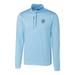 Men's Cutter & Buck Light Blue Citadel Bulldogs Stealth Vault Logo 1/2-Zip Jacket