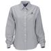 Women's Gray Providence Friars Velocity Oxford Plus Size Button-Up Long Sleeve Shirt