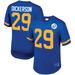 Men's Mitchell & Ness Eric Dickerson Royal Los Angeles Rams Mesh Retired Player Name Number Crew Neck Top