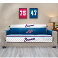 Blue Atlanta Braves Sofa Protector