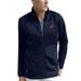 Men's Navy Richmond Spiders Brushed Back Micro-Fleece Full-Zip Jacket