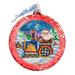 The Holiday Aisle® Polar Express Shaped Ornament Holiday Splendor Collection Glass | 3.5 H x 3 W x 1 D in | Wayfair