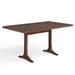 Saloom Furniture Paxton Maple Solid Wood Dining Table Wood in Brown | 36" W x 72" L | Wayfair MAWS 3672 PAX Walnut-G