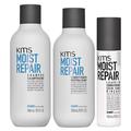 KMS MoistRepair Shampoo 300ml, Conditioner 300ml & Leave-In Conditioner 150ml Pack