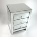 Rosdorf Park Neelyville 3 Drawer Nightstand Glass | 26 H x 18 W x 15 D in | Wayfair 691D9DC5C9454A409B037FBFD7D3A94D