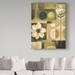Winston Porter '60's Bloom 1' Acrylic Painting Print on Wrapped Canvas in White/Black | 47 H x 35 W x 2 D in | Wayfair