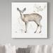 Millwood Pines 'Woodland Walk IX Fawn' Acrylic Painting Print on Wrapped Canvas in Brown/Green | 18 H x 18 W x 2 D in | Wayfair