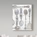 August Grove® 'Spoons & Forks III Neutral' Acrylic Painting Print on Wrapped Canvas Metal | 32 H x 24 W x 2 D in | Wayfair