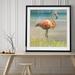 Bay Isle Home™ 'Flamingo Fancy I - Oil Painting Print on Wrapped Canvas Paper in Gray | 27 H x 27 W x 1.5 D in | Wayfair