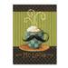 Fleur De Lis Living Café Moustache VI by Lisa Audit - Wrapped Canvas Advertisements Print Metal in Brown/Green | 32 H x 24 W x 2 D in | Wayfair