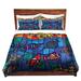 World Menagerie Pilkington Dora Ficher Sea Life Microfiber Duvet Covers Microfiber in Blue/Indigo/Red | Twin | Wayfair