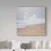 Highland Dunes 'Serene Sea I' Graphic Art Print on Wrapped Canvas Canvas | 14 H x 14 W x 2 D in | Wayfair F171AA0DF4324893BEED2F0C916D3028
