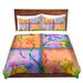 Zoomie Kids Epworth Tooshtoosh Flowery Microfiber Duvet Covers Microfiber in Blue/Indigo/Orange | King | Wayfair A1E280630AF949DB9ED399DABCCF45BB