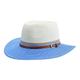 Bella Sun Hat Ivory/Blue