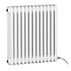 Manissa Electric 3 Column Traditional 480h x 596w Column Radiator with PTC Element Old Cast Iron Type School Radiator