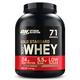 Optimum Nutrition Gold Standard 100% Whey Muscle Building and Recovery Protein Powder With Naturally Occurring Glutamine and BCAA Amino Acids, Chocolate Hazelnut Flavour, 71 Servings, 2.27 kg